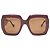 Gucci Plum Oversized Square Sonnenbrille Lila