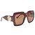 Gucci Plum Oversized Square Sonnenbrille Lila - Ansicht 2