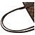 Borsa Tote Louis Vuitton Damier Ebene Neverfull MM Marrone - vista 6