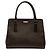 Borsa a mano Burberry in pelle marrone