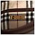 Tote Burberry in pelle marrone - vista 5