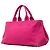 Borsa Tote Satchel Prada Canvas Canapa Logo Rosa - vista 2