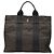 Borsa Tote Hermès Herline PM in tela grigia Grigio