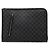 Black Louis Vuitton Damier Graphite Poche Documents Portfolio Clutch Bag