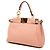 Borsa Fendi Micro Peekaboo in pelle rosa - vista 2