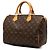 Borsa Boston Louis Vuitton Monogram Speedy 30 Marrone - vista 2