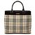 Borsa Tote Burberry House Check Canvas Beige