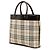 Borsa Tote Burberry House Check Canvas Beige - vista 2