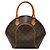 Borsa Louis Vuitton Monogram Ellipse PM Marrone