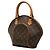 Borsa Louis Vuitton Monogram Ellipse PM Marrone - vue 2