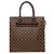 Borsa Tote Louis Vuitton Damier Ebene Venice Sac Plat GM Marrone