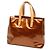 Borsa a mano Louis Vuitton Monogram Vernis Reade PM Marrone - vista 2