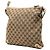Borsa a tracolla Gucci GG Canvas Abbey D Ring bianca Bianco - vista 2
