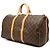 Borsa da viaggio Louis Vuitton Monogram Keepall Bandouliere 50 Marrone - vista 2