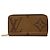 Cartera larga Zippy Louis Vuitton Monogram Giant Reverse marrón Castaño