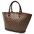 Borsa Tote Louis Vuitton Damier Ebene Manosque GM marrone - vista 2