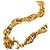 Collana con pendente Chanel CC placcata oro e strass D'oro - vista 4