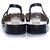 Chanel, sandali slingback in pelle nera Nero - vista 3