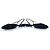 Chanel, sandali slingback in pelle nera Nero - vista 6