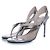 Alaïa Alaia, sandali infradito 90 in pelle specchiata Argento D'oro