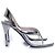 Alaïa Alaia, sandali infradito 90 in pelle specchiata Argento D'oro - vista 5