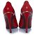 Louis Vuitton, décolleté a punta Eyeline red Rosso - vista 5