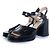 Valentino Garavani, sandali con platform Fawcette 100 Nero