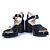 Valentino Garavani, sandali con platform Fawcette 100 Nero - vista 6