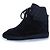 Louis Vuitton, sneakers wedge millenium in camoscio Nero - vista 2