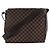 Borsa a tracolla Louis Vuitton Damier Bastille in Brown Rosso
