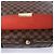 Borsa a tracolla Louis Vuitton Damier Bastille in Brown Rosso - vista 11