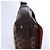 Borsa a tracolla Louis Vuitton Damier Bastille in Brown Rosso - vista 9