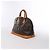 Borsa a mano Louis Vuitton Alma PM Monogram Canvas in marrone M51130 - vista 3