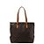 Borsa a tracolla Louis Vuitton Cabas Mezzo Monogram Canvas Brown M51151 Marrone