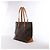 Borsa a tracolla Louis Vuitton Cabas Mezzo Monogram Canvas Brown M51151 Marrone - vista 2