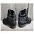 Botines Acne Studios de cuero de poni negro - vista 4