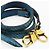 Gucci Bamboo 1947 Handtasche in Blauem Pythonleder - Ansicht 13