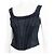 Ribbon Prada Top Corset Negro - vista 2