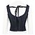 Ribbon Prada Top Corset Negro - vista 4