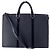 Louis Vuitton Borsa briefcase Lozan in pelle Taiga nera con tracolla Nero