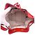 Gucci Borsa a secchiello a spalla in pelle rossa brillante con diamanti e coulisse Rosso - vista 5