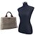 Prada Borsa Tote e borsa a mano Madras in pelle intrecciata beige e nera Multicolore - vista 2