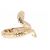 Roberto Cavalli Bracciale serpente dorato D'oro - vista 4