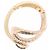 Roberto Cavalli Bracciale serpente dorato D'oro - vista 6