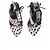 Autre Marque Tacchi Poney dalmatien Rampage Nero - vista 4
