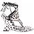 Autre Marque Tacchi Poney dalmatien Rampage Nero - vista 6