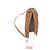 Autre Marque Tekel Bag in pelle camel con finiture dorate Cammello - vista 7
