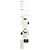 Thom Browne Diagonal Armband Hector Intarsia Classic Knit White Weiß - Ansicht 2