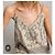Twin Set Embroidered linen top Grey - view 11