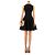 Alaïa Abito skater in maglia bianco e nero Alaia - vista 2